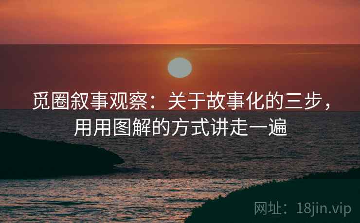 觅圈叙事观察：关于故事化的三步，用用图解的方式讲走一遍